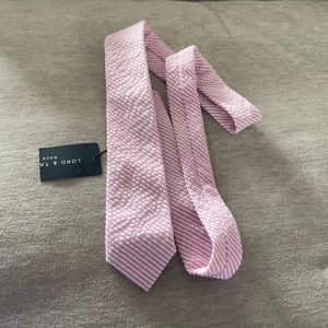 Boys pink seers sucker tie